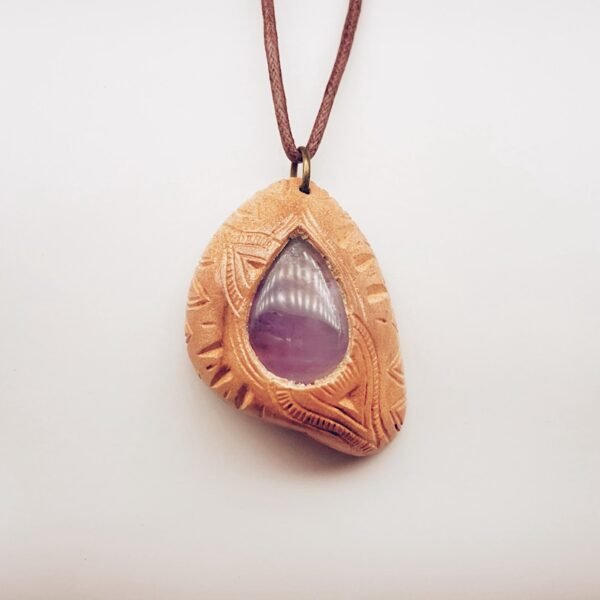 pendant | amethyst drop