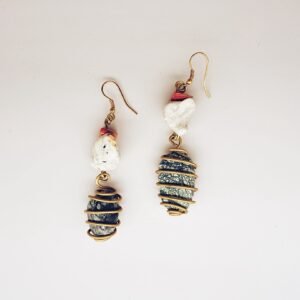 earrings | river jasper
