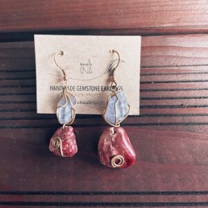 earrings | amethyst